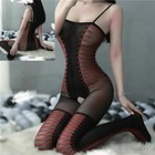 Plus Sexy Lingerie Fishnet Body Stockings Underwear Babydoll Sleepwear Bodysuit