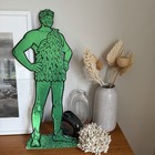Vintage Jolly Green Giant Die Cut Advertising Sign 1985 Produce Mascot 26   