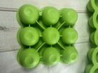 Lot 3 Baby Bliss Green Silicone Freezer Homemade Baby Food Tray 2 5 Oz With Lids