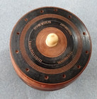 Antique Hand Carved Birds Treen Wood 3 5  Lidded Footed Trinket Sewing Snuff Box