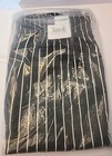 Chef Uniforms Mens Exclusive Baggy Chef Pants Striped Black   White Size Large