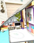 Htf Kidkraft Wooden Dollhouse Bianca Citylife 4-story Fits Barbie   Accessories