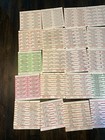 Large Lot Of 250 Original Jukebox Record Title Strips - 25 Sheets Of 10  899