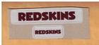 Washington Redskins Full Size Football Helmet Decals With Stripe   Bumpers