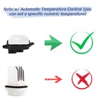 Heater Motor Blower Resistor For 2014 2015 2016 2017-2019 nissan Rogue Front