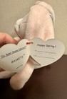 Rare Ty Basket Beanie Babies  baskets  Pink Easter Bunny Rabbit Ornament - Mwmts
