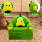 Comfy Toddler Chair Couch For Kids 3-in-1 Soft Plush Fold Out Sofa For Children