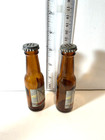 Vintage Sailboat Beer Glass Bottle Salt And Pepper Shakers Bottom Says Milwaukee