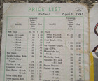 Fiesta By Homer Laughlin China Co  1941 Color Brochure With Pricing