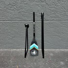 3-piece Adjustable Sup Paddle    lightweight  Floating Aluminum Shaft  body Glove 