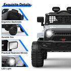 Ride On Car Truck 12v Kids Electric Vehicles W remote Control   Led Lights Gray