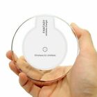 Qi Wireless Fast Charger Charging Pad Dock For Samsung Iphone Android Cell Phone