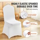 50pcs Chair Covers White Stretch Spandex Wedding Party Event Banquet Eve