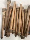 Wood Spools Bobbins Wooden Industrial 3 -10  Vintage Quills Mix Lot-30 