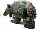Us Army Ghq 6th Cic Dist Kibori Kuma Hokkaido Carved Bear  Counter Intel Corps