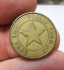 Fairbanks North Star Borough Public Transit Bus Token  Good For One Fare