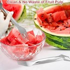 Watermelon Slicer Cutter 2-in-1 Fork Stainless Steel Fruit Cutting Artifact Lot