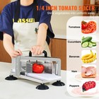 Commercial Tomato Slicer 1 4  Manual Fruit Tomato Cutter Vegetable Slicer