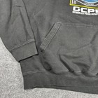 Six Flags Gcpd Hoodie Mens L Black Pullover Gotham City Police Department Cap