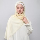 Islamic Turban Hijab Chiffon Floral Long Scarf Shawl Headscarf For Women Muslim