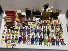 Playmobil Victorian House Mansion - Furniture Figures Cars Animals Lot Of 72