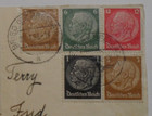 Stampmart   Germany Deutsch Reich 1958 Cover Front Part Used To Usa