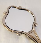International Silver Co Vintage Silverplate Hand Mirror Art Nouveau Victorian