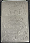 Zippo 2018 An American Classic Satin Chrome Lighter Unfired In Box X292