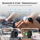 Smart Watch  Hd Smartwatch For Men Women  answer make Calls   Fitness Black