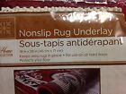 Non Slip Grip Rug Carpet Floor Pad Underlay 18 X 28 Inches Brand New
