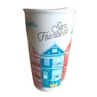 Starbucks 2017 Cup Tumbler Mug Dogs Houses Painted Ladies San Francisco 12oz 