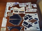 Mixed Lot Scale Model Military Airplane Stickers decals Usa   Foreign     New