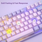 Gaming Keyboard And Mouse Combo Rgb Led Backlit 104 Key For Pc Laptop Windows