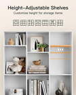 3 Tier 9 Cube Storage Organizer Wood Bookcase Bookshelf And Is Adjustable
