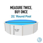 Smartline 21  X 54    Round Overlap 25 Gauge Swimming Pool Liner - Choose Pattern