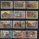 Venezuela  1966  Scott 893-898 c919-c924  Complete Set Dances  Used  Ebv1204b