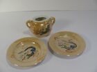 Japan Lusterware Child s Tea Set Pieces Peach Color With Dragon And Floral