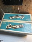 Vintage Edelweiss Beer Case Dubuque Star Brewing Metal Staples Wax Coating Rare