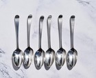 1784 Set Of 6 Hester Bateman Sterling Silver Teaspoons - Geo Iii   18th Century
