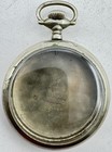 Antique 18 Size Philadelphia Crown Open Face Pocket Watch Case Silverode Usa