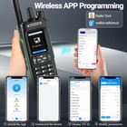 Digital Handheld Radio Scanner Fire Police Vhf Fm Ems Ham 2 Way Transceiver Dua