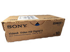 10 Pack - Sony 8mm P6-30mp Standard Grade 30 Minute Video Tape - New Old Stock
