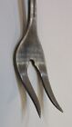 Vintage 1847 Rogers Bros Is Silverplate Floral 6  Long 2 Prong Pickle Olive Fork