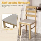 Solid Wood Dining Table And Chair Set Table And Chair Set 1 Table 4 Back