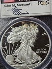      2015-w American Eagle 1 Oz  999 Silver Dollar Proof Coin Pcgs Pr70 Mercanti