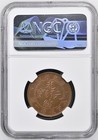 1900-06 China Kwangtung 1 One Cent Ngc Graded Ms63 Rb Guangxu Flying Dragon 
