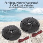 Pyle Low-profile Waterproof Marine Speakers - 240 Watt 6 5  2 Way  black 