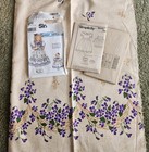 S 9596 Sew Pattern Daisy Kingdom Dress   18  Doll Frock  Homespun Violets Fabric