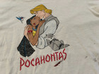 Vtg 90s Pocahontas Disney Shirt Youth 1990s Single Stitch Sz 3t-4t Worn Stains
