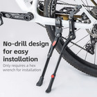 Rockbros Bike Kickstand Adjustable Stable Mtb Folding Aluminum Alloy Stand
